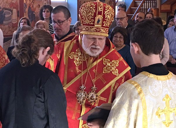 Scene from Bishop 
Paul, Ordination, And Sunday Of The Cross.