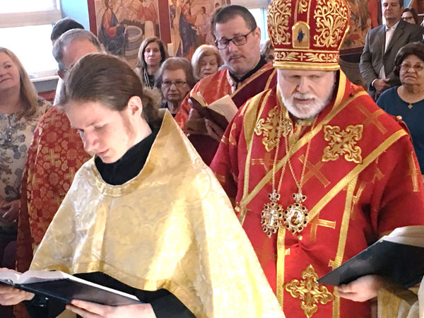 Scene from Bishop 
Paul, Ordination, And Sunday Of The Cross.