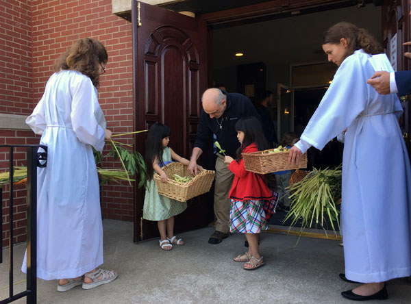 Scene from Palm 
Sunday.