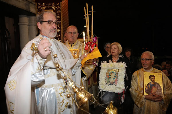 Scene from Holy Week - 
Pascha.