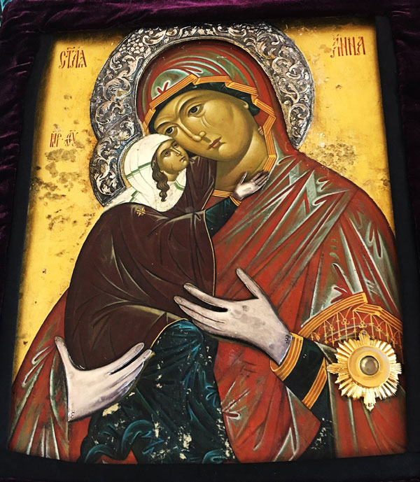 Scene from 
Wonderworking Icon Of Anna The Mother Of The Theotokos