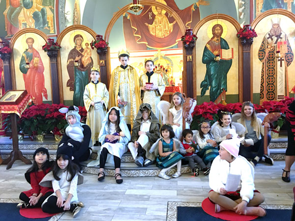 Scene from Christmas 
Pageant