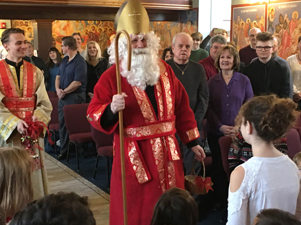 Scene from A Visit
From St. Nicholas