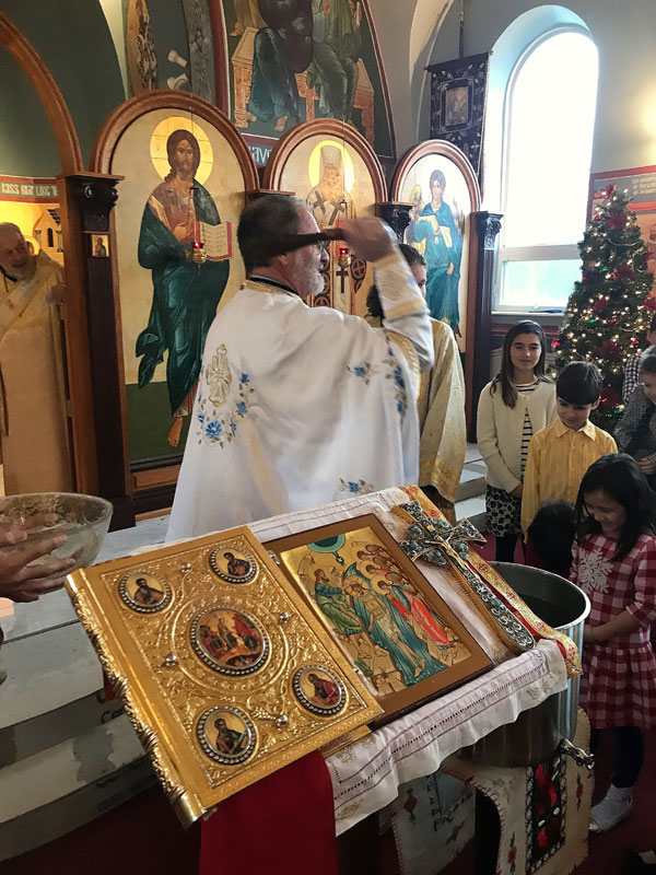 Scene from The
Great Blessing Of Water.