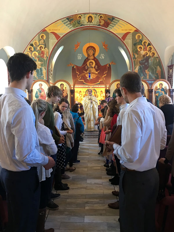 Scene from
Sunday Of Orthodoxy.