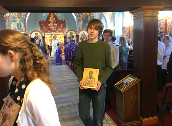 Scene from 
Sunday Of Orthodoxy.