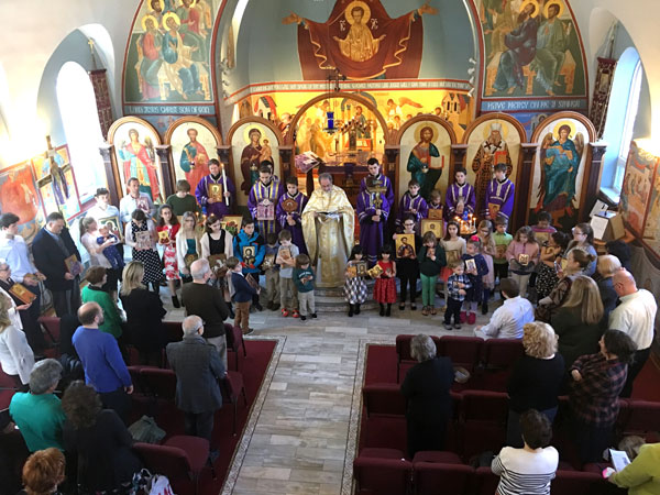 Scene from
Sunday Of Orthodoxy.