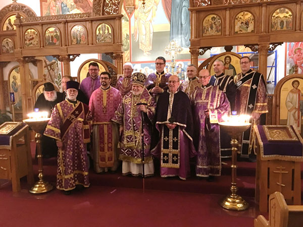 Scene from
Joint Presantified Liturgy Help At Sts. Peter and Paul in Burr Ridge.