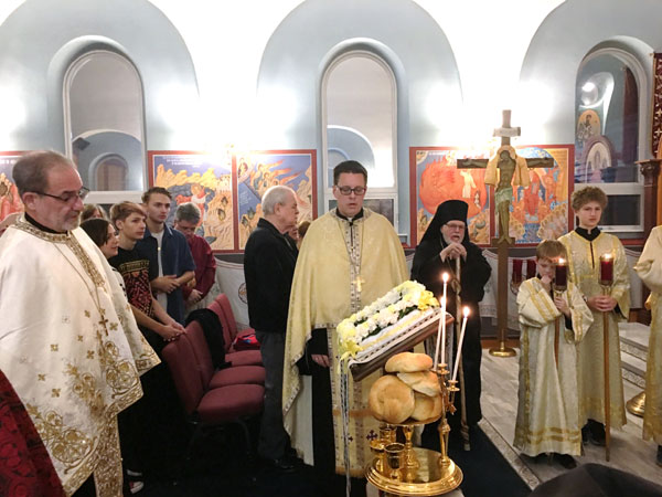 Scene from St. Luke 
Parish Celebrates Feast Day